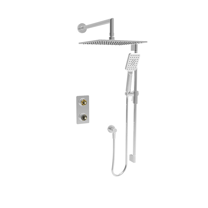 Baril Complete thermostatic pressure balanced shower kit without handle
