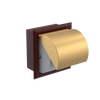 Rubinet RECESSED TOILET PAPER HOLDER Bordeaux