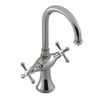 Rubinet Single Hole Dual Handle Lav. Set. (less drain) Polished Nickel