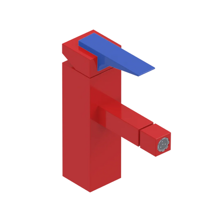 Rubinet Single Control Bidet Fitting (less drain) Red