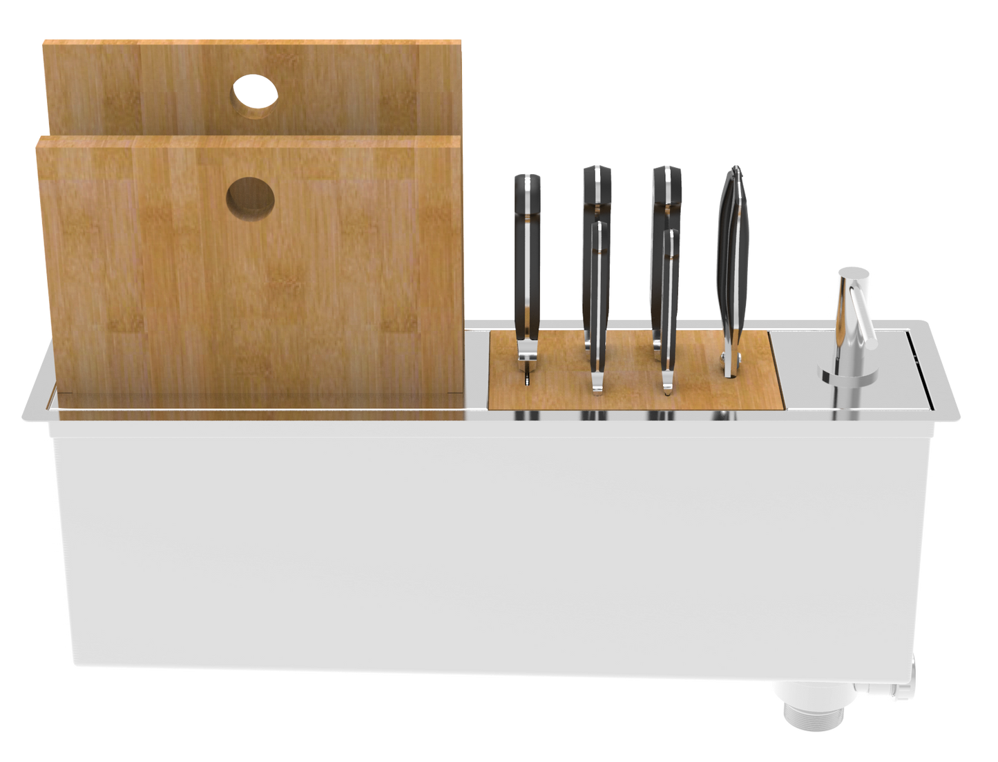 Zomodo Panama Slim 23" Prep Station