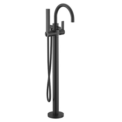 Moen Cia Chrome one-handle tub filler includes hand shower