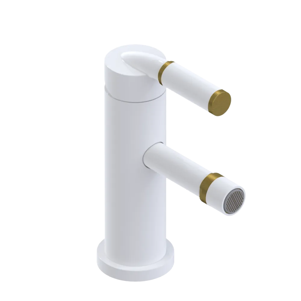 Rubinet Single Control Bidet Fitting (less drain) White