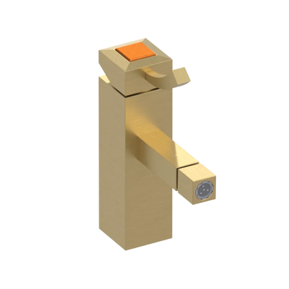 Rubinet Single Control Bidet Fitting (less drain) Satin Gold