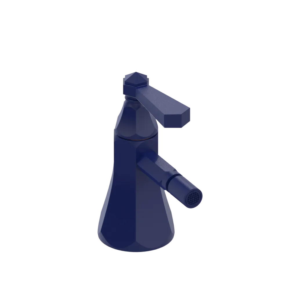 Rubinet Single Control Bidet Fitting (less drain) Midnight Blue