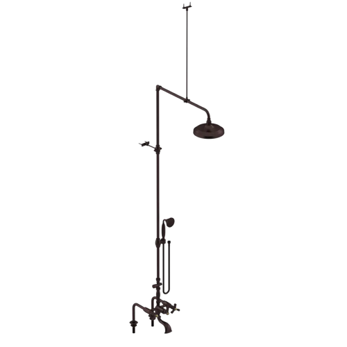 Rubinet Deck Mount Tub & Shower with Hand Held Shower Oil Rubbed Bronze