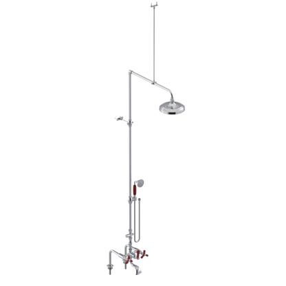 Rubinet Deck Mount Tub & Shower with Hand Held Shower Chrome