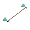 Rubinet Towel Bar 18" Natural Brass