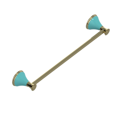 Rubinet Towel Bar 18" Natural Brass