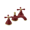 Rubinet Widespread Lav. Set. (less drain) Maroon