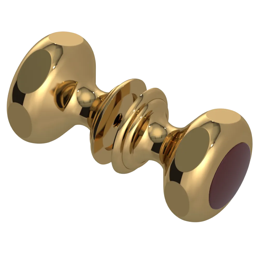 Rubinet Shower Door Knob (set) Gold