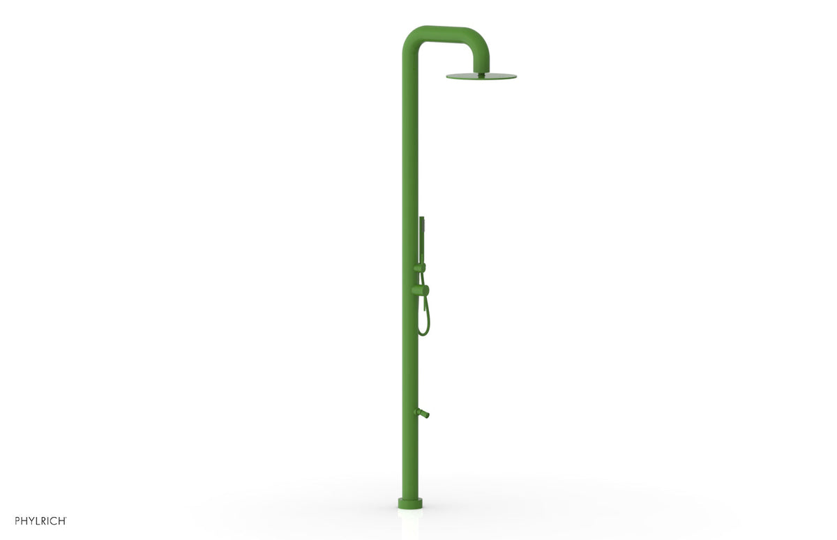 OUTDOOR SHOWER Pressure Balance Shower with 12" Rain Head, Hand Shower and Foot Wash 620