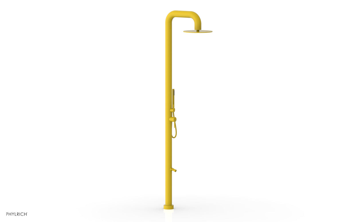OUTDOOR SHOWER Pressure Balance Shower with 12" Rain Head, Hand Shower and Foot Wash 620