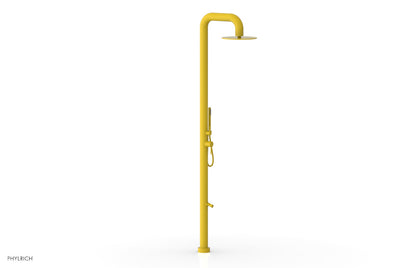 OUTDOOR SHOWER Pressure Balance Shower with 12" Rain Head, Hand Shower and Foot Wash 620