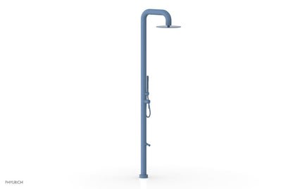 OUTDOOR SHOWER Pressure Balance Shower with 12" Rain Head, Hand Shower and Foot Wash 620