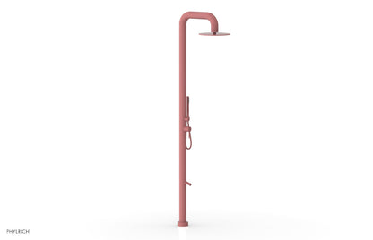 OUTDOOR SHOWER Pressure Balance Shower with 12" Rain Head, Hand Shower and Foot Wash 620