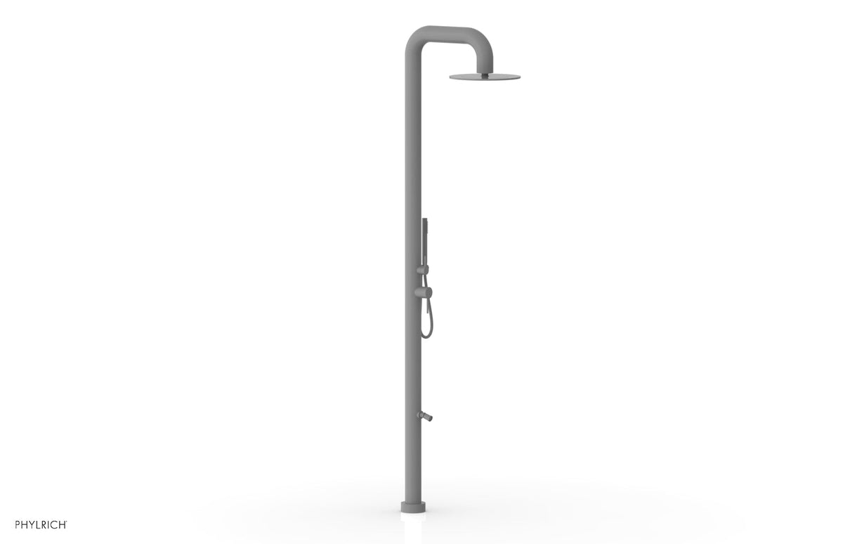 OUTDOOR SHOWER Pressure Balance Shower with 12" Rain Head, Hand Shower and Foot Wash 620