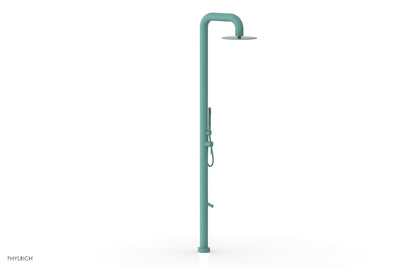 OUTDOOR SHOWER Pressure Balance Shower with 12" Rain Head, Hand Shower and Foot Wash 620