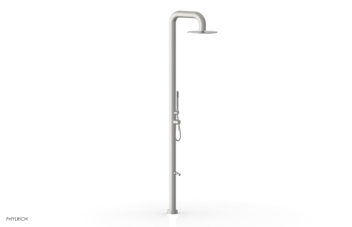 OUTDOOR SHOWER Pressure Balance Shower with 12" Rain Head, Hand Shower and Foot Wash 620