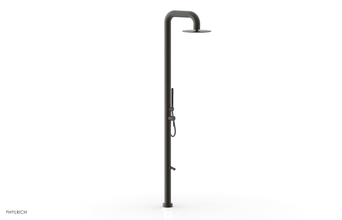 OUTDOOR SHOWER Pressure Balance Shower with 12" Rain Head, Hand Shower and Foot Wash 620