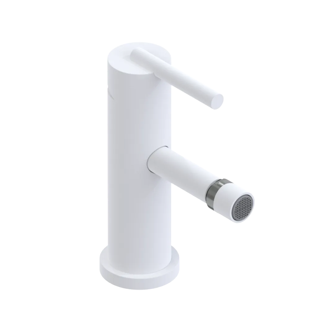 Rubinet Single Control Bidet Fitting (less drain) Matt White