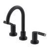 Rubinet Widespread Lav set (less drain) Matt Black