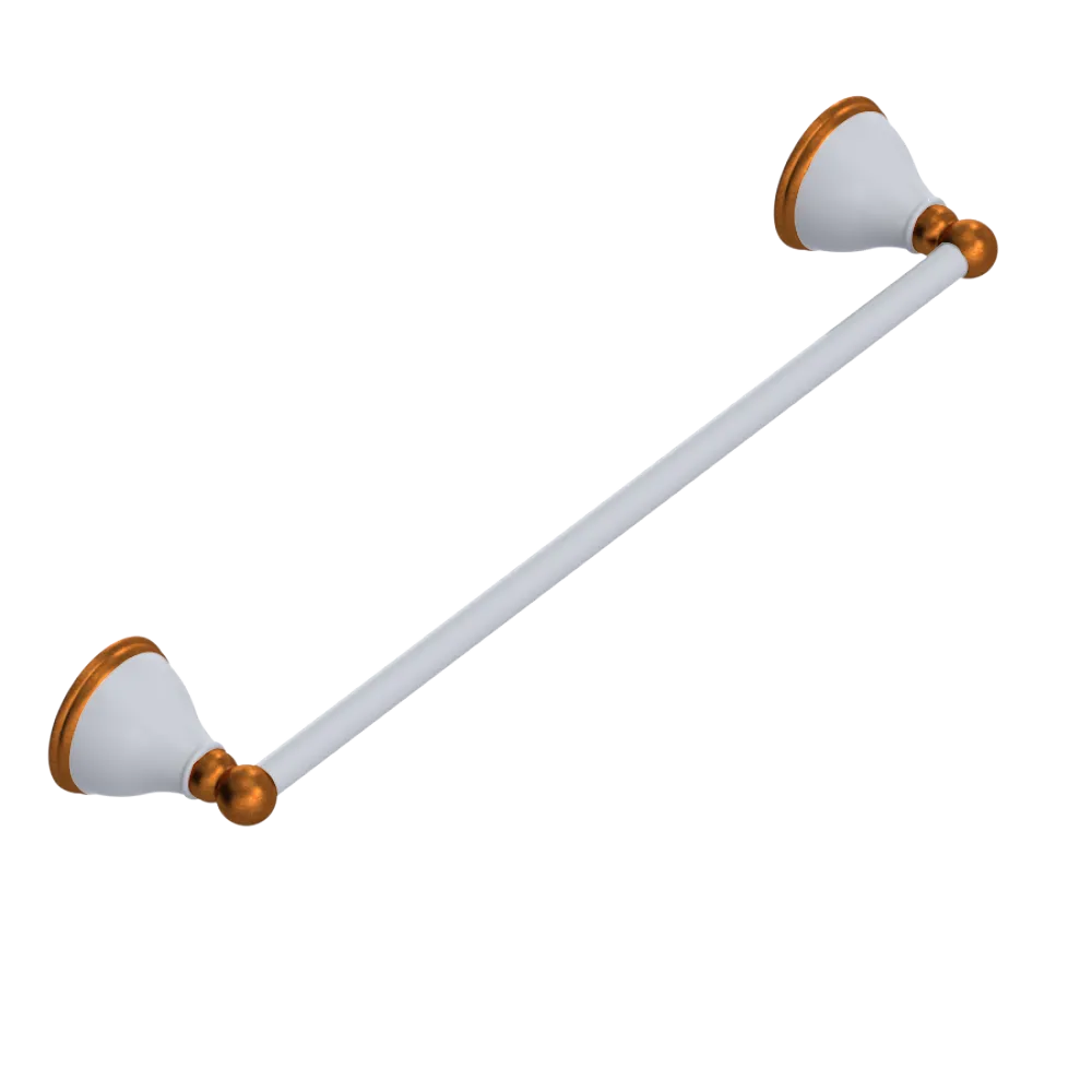 Rubinet Towel Bar 18" White
