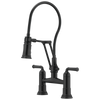 Rook Articulating Bridge Faucet - Matte Black