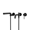 Aqua Brass Umix 3-piece Wallmount Tub Filler
