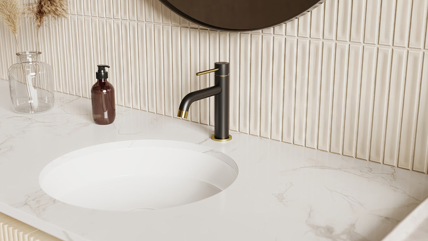 Aqua Brass Umix Single-hole Lavatory Faucet