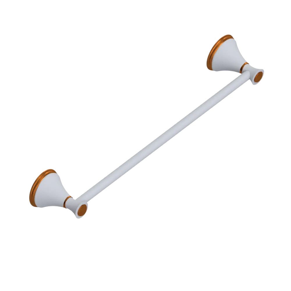 Rubinet Towel Bar 18" Matt White