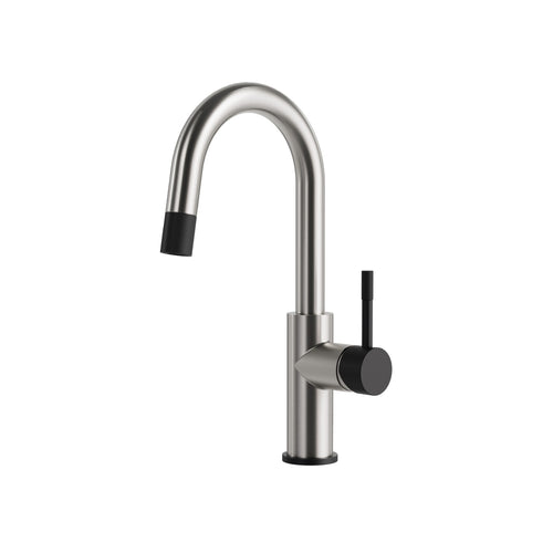 Aqua Brass Umix Bar pull-down Kitchen Faucet
