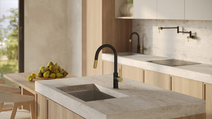 Aqua Brass Umix Pull-down Kitchen Faucet