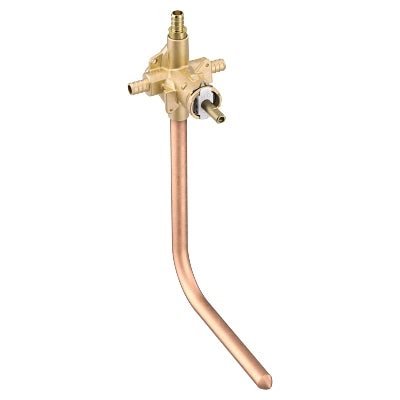 Moen M-Pact Includes bulk pack Posi-Temp(R) 1/2" crimp ring PEX with cc/ips tub connection pressure balancing