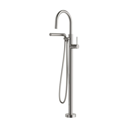 Aqua Brass Umix Floormount Tub Filler