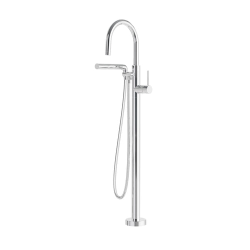 Aqua Brass Umix Floormount Tub Filler