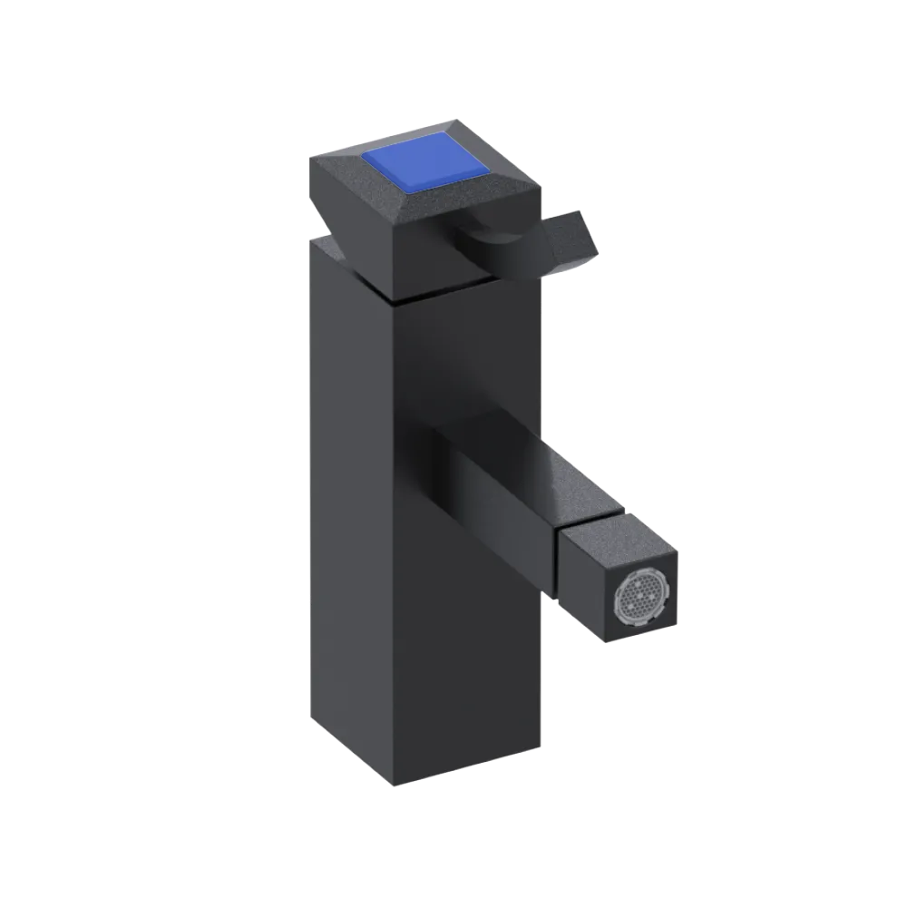 Rubinet Single Control Bidet Fitting (less drain) Matt Black