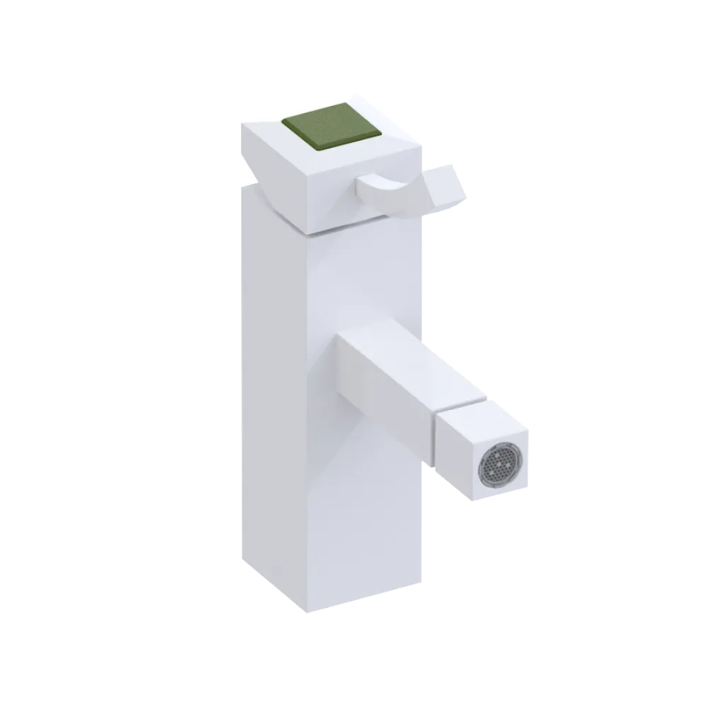 Rubinet Single Control Bidet Fitting (less drain) White