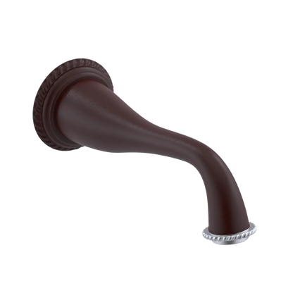 Rubinet Tub Filler Spout Wall Mount Bordeaux