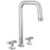 Brizo Kintsu Widespread Pull-Down Faucet with Square Spout - Less Handles - Complete Kit - Lumicoat® Polished Chrome