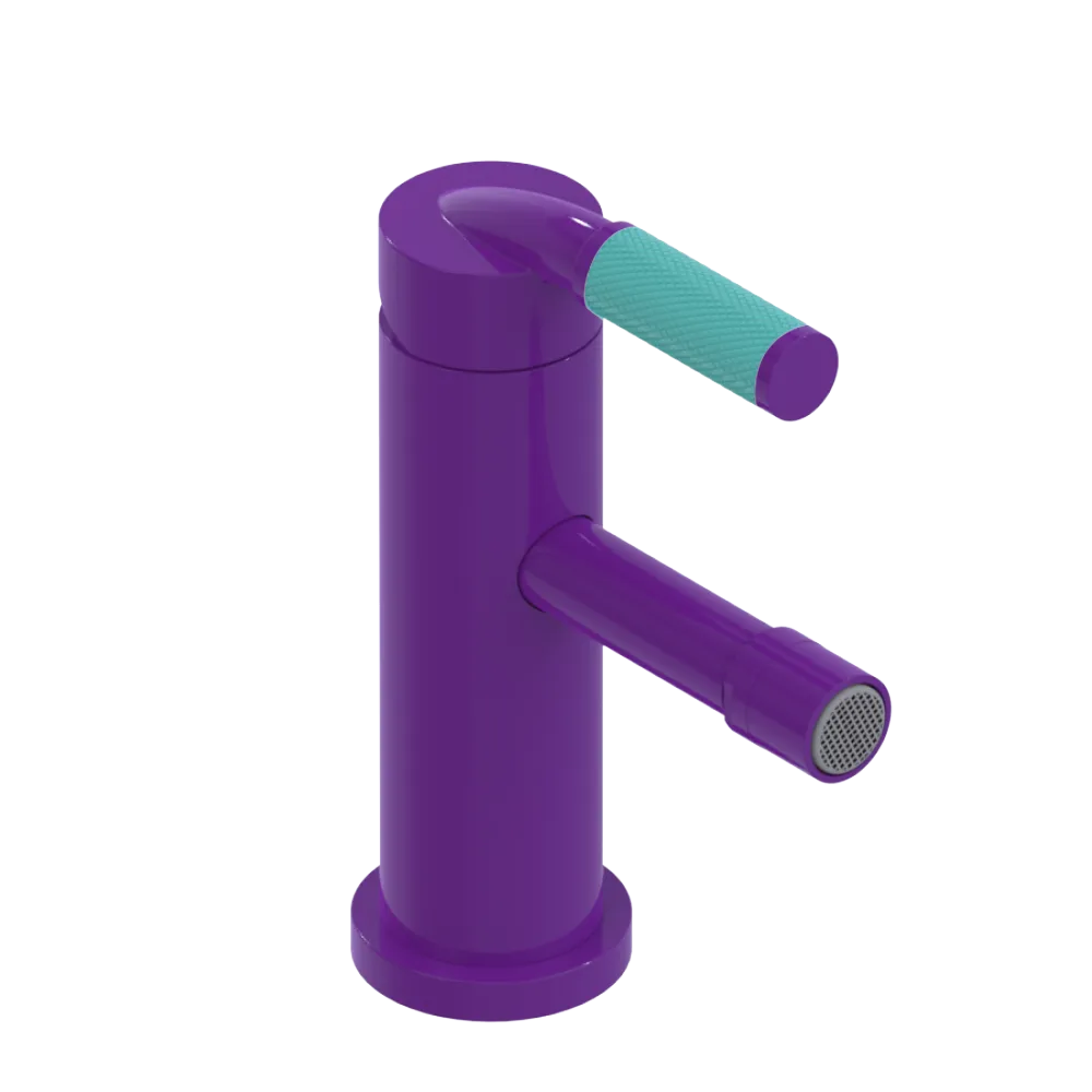 Rubinet Single Control Bidet Fitting (less drain) Purple Haze