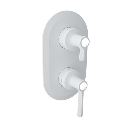 Baril Complete thermostatic pressure balanced shower control valve with 2-way diverter