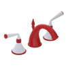 Rubinet Widespread Lav. Set. (less drain) Red