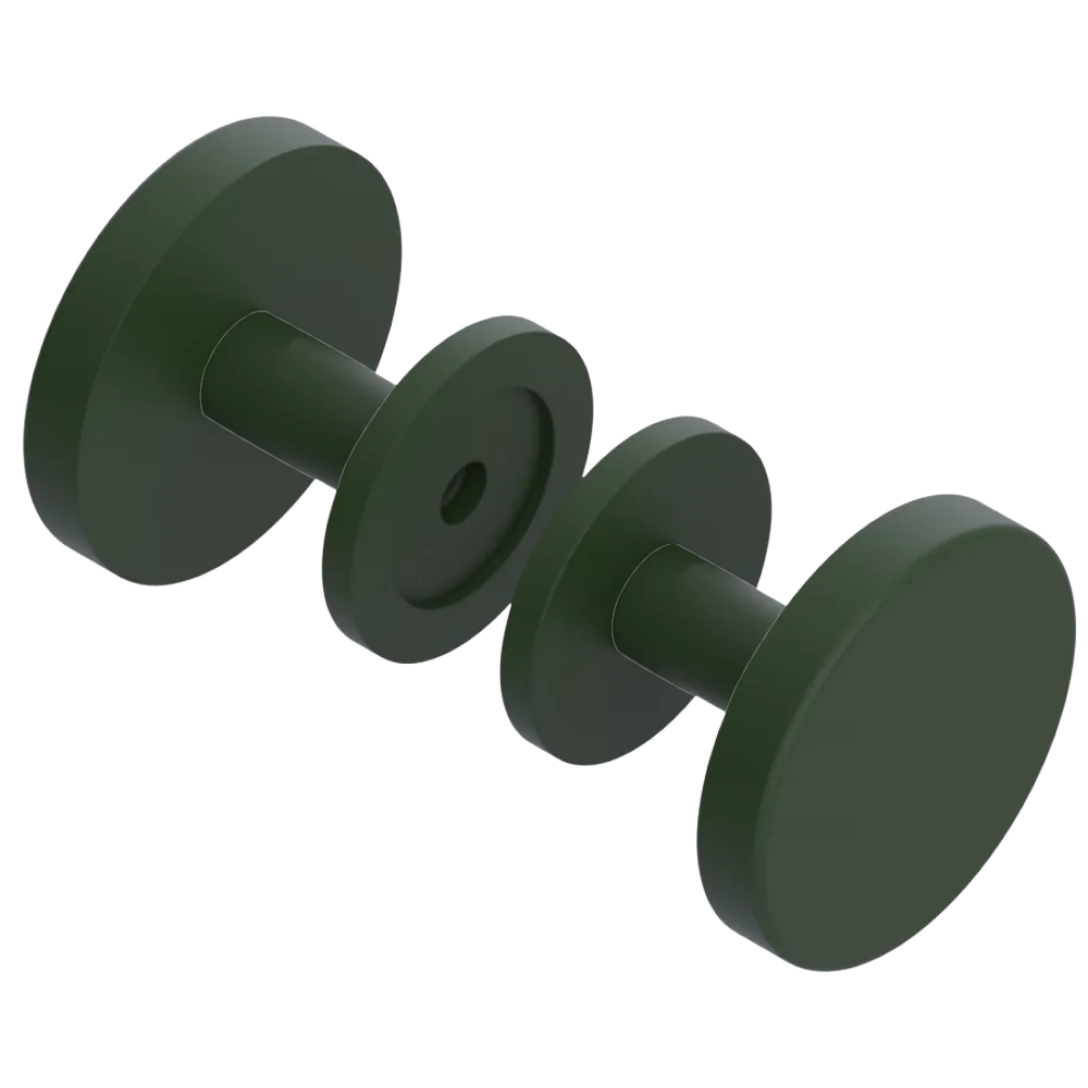 Rubinet Shower Door Knob (set) Green Envy