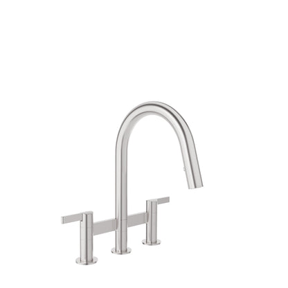 Baril Bridge kitchen faucet with 2-function pull-down spray