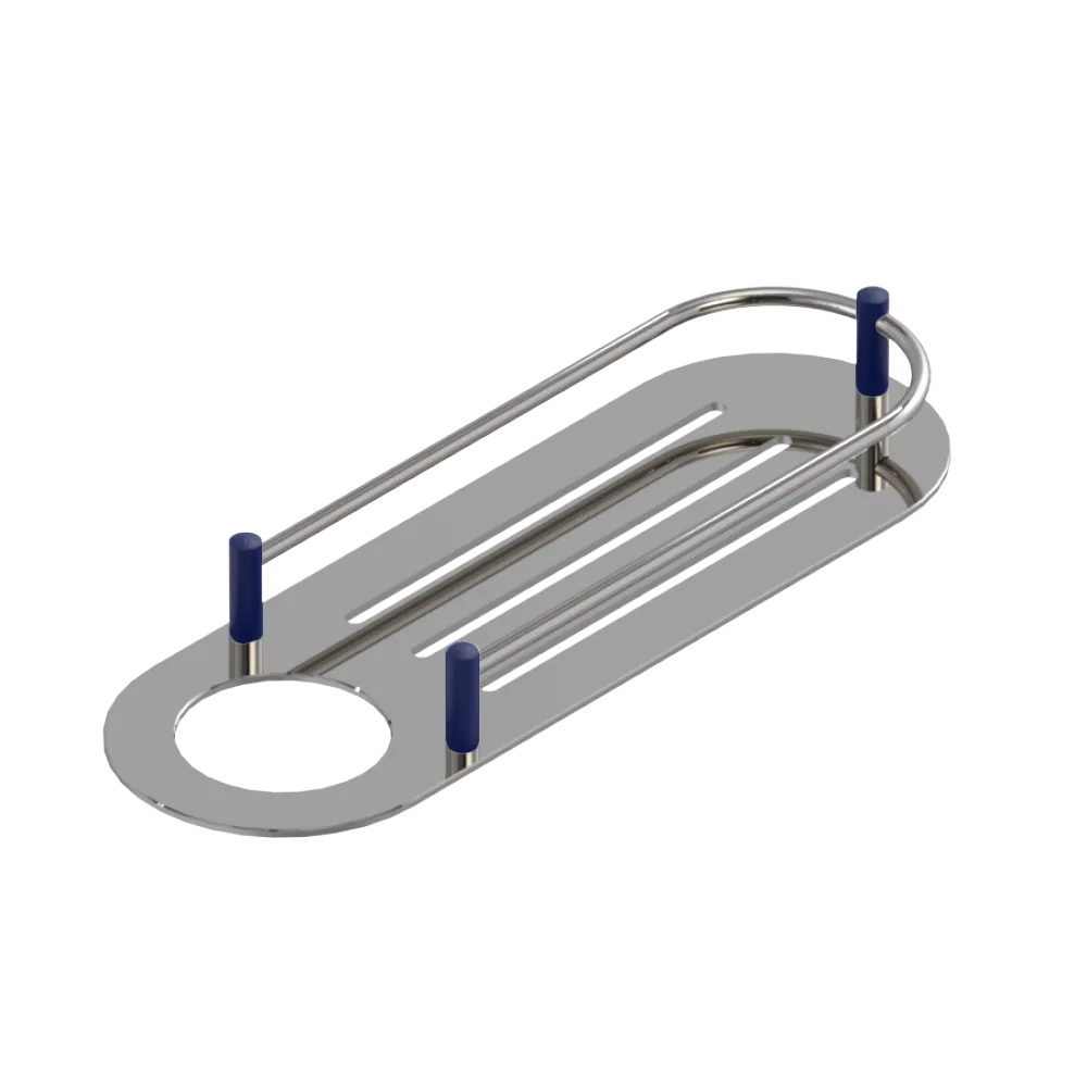 Rubinet Shelf Only Polished Nickel