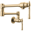 Tulham Wall Mount Pot Filler - Brilliance® Luxe Gold® / Brilliance® Polished Gold