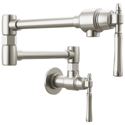 Tulham Wall Mount Pot Filler - Brilliance® Stainless