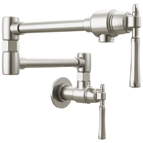 Tulham Wall Mount Pot Filler - Brilliance® Stainless
