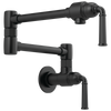 Rook Wall Mount Pot Filler - Matte Black